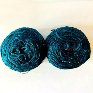 Tilli Tomas Beaded Silk Yarn in Jade NWT